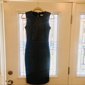 Calvin Klein Gold-Studded LBD